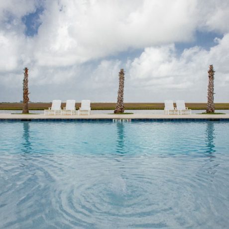 spectacular pool at Blue Water RV Resort